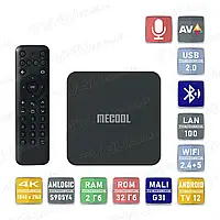 Смарт ТВ приставка Mecool KM7 SE 2/32 Гб Android TV 12 Smart Box