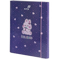 Папка для праці картонна на гумці А4 Kite Feel Good