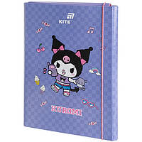 Папка для праці картонна на гумці А4 Kite Kuromi