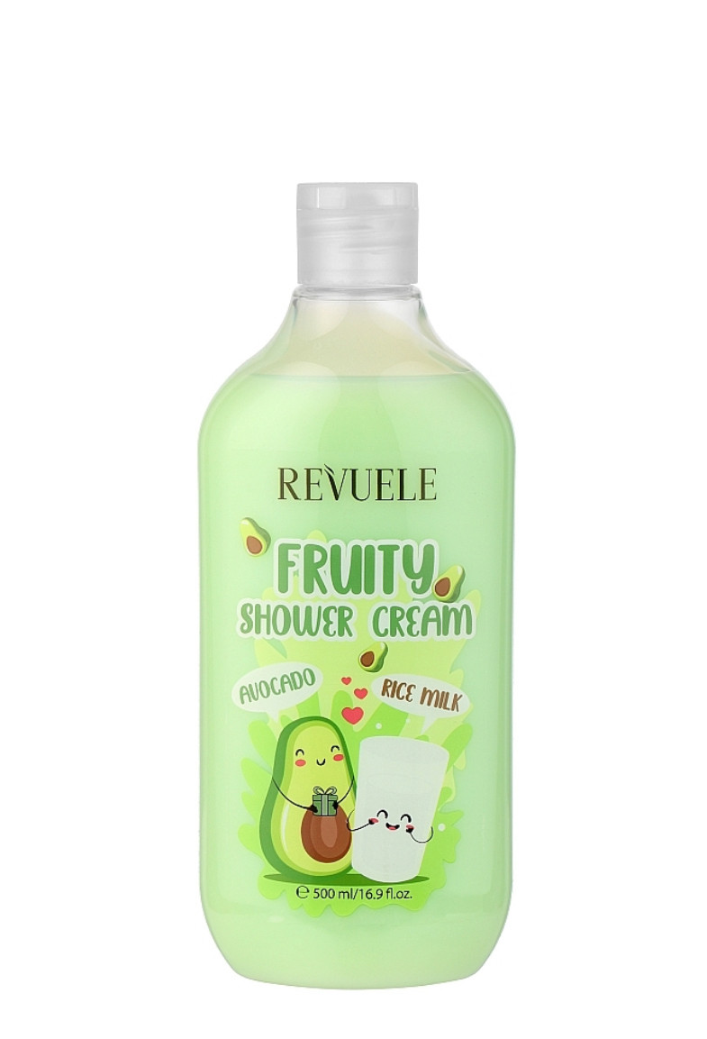 Крем-гель для душу з авокадо й рисовим молоком, фото 1