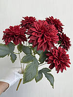 Штучна жоржина - декоративний букет ( червоний , 46 см ), фото 3