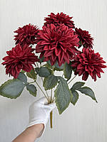 Штучна жоржина - декоративний букет ( червоний , 46 см ), фото 4