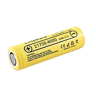 Акумулятор LiitoKala Lii-40A 21700 4000mah battery