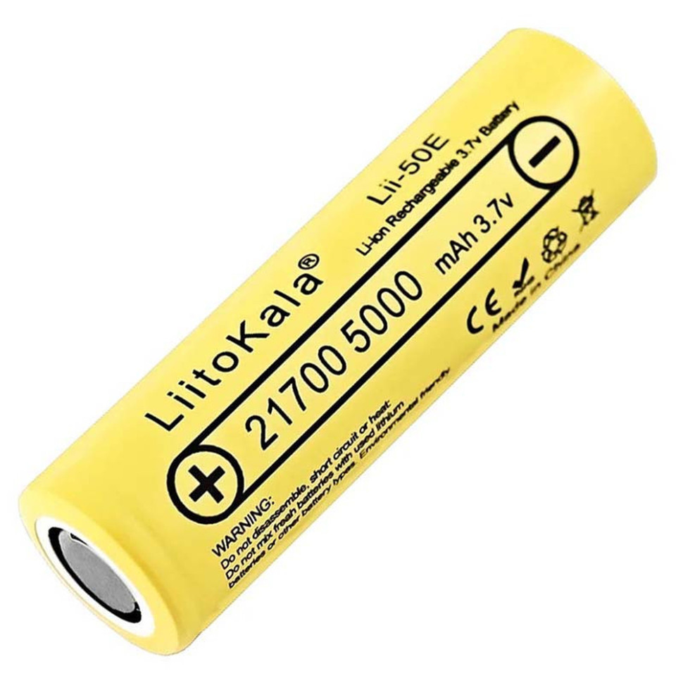 Акумулятор LiitoKala Lii-50E 21700 5000mah battery, фото 1