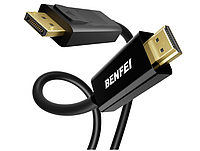 Кабель BENFEI 4K DisplayPort - HDMI 1,8