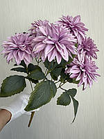 Штучна жоржина - декоративний букет ( бузковий , 46 см ), фото 9