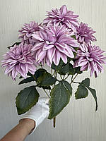 Штучна жоржина - декоративний букет ( бузковий , 46 см ), фото 6