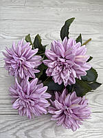 Штучна жоржина - декоративний букет ( бузковий , 46 см ), фото 7