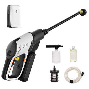 Акумуляторна мийка високого тиску, живлення від павербанку (УМБ Litheli Power Bank 20000 mAh, 45 W, 4А в