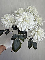 Штучна жоржина - декоративний букет ( білий  , 46 см ), фото 10