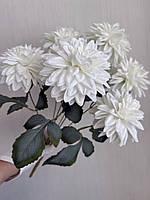Штучна жоржина - декоративний букет ( білий  , 46 см ), фото 9