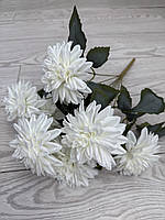 Штучна жоржина - декоративний букет ( білий  , 46 см ), фото 6