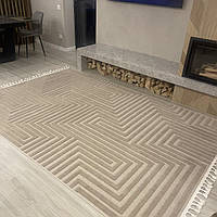 Килим в скандинавському стилі 3089 бежевий