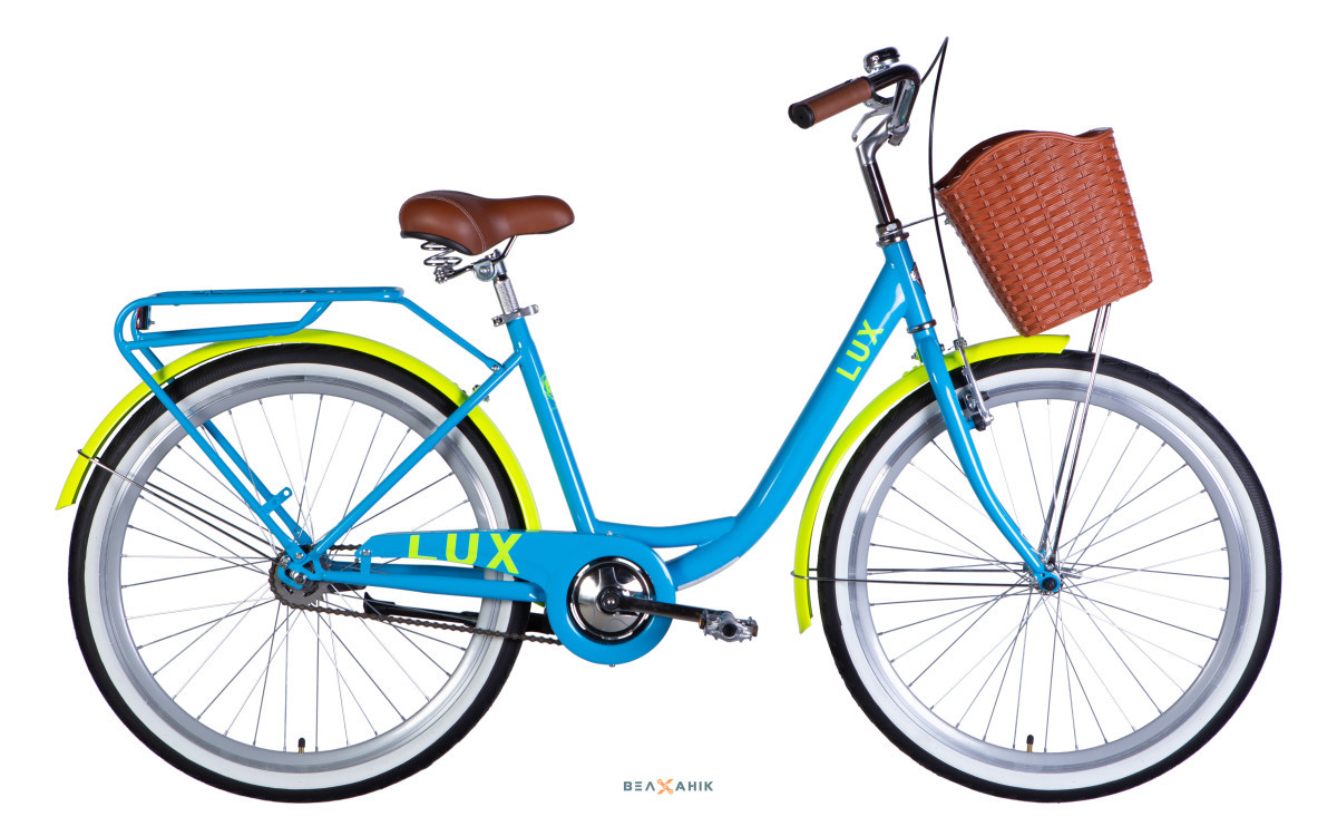 Велосипед 26/quot; Dorozhnik LUX Velosteel (рама 17/quot;) ST блакитний, фото 1