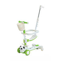 Самокат дитячий триколісний 5 в 1 JR3-142-GR, колеса зі світлом
