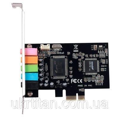 Оригінал! Звукова плата Manli C-Media 8738 PCI-E 6(5.1) каналов bulk (M-CMI8738-PCI-E) - Вища Якість!