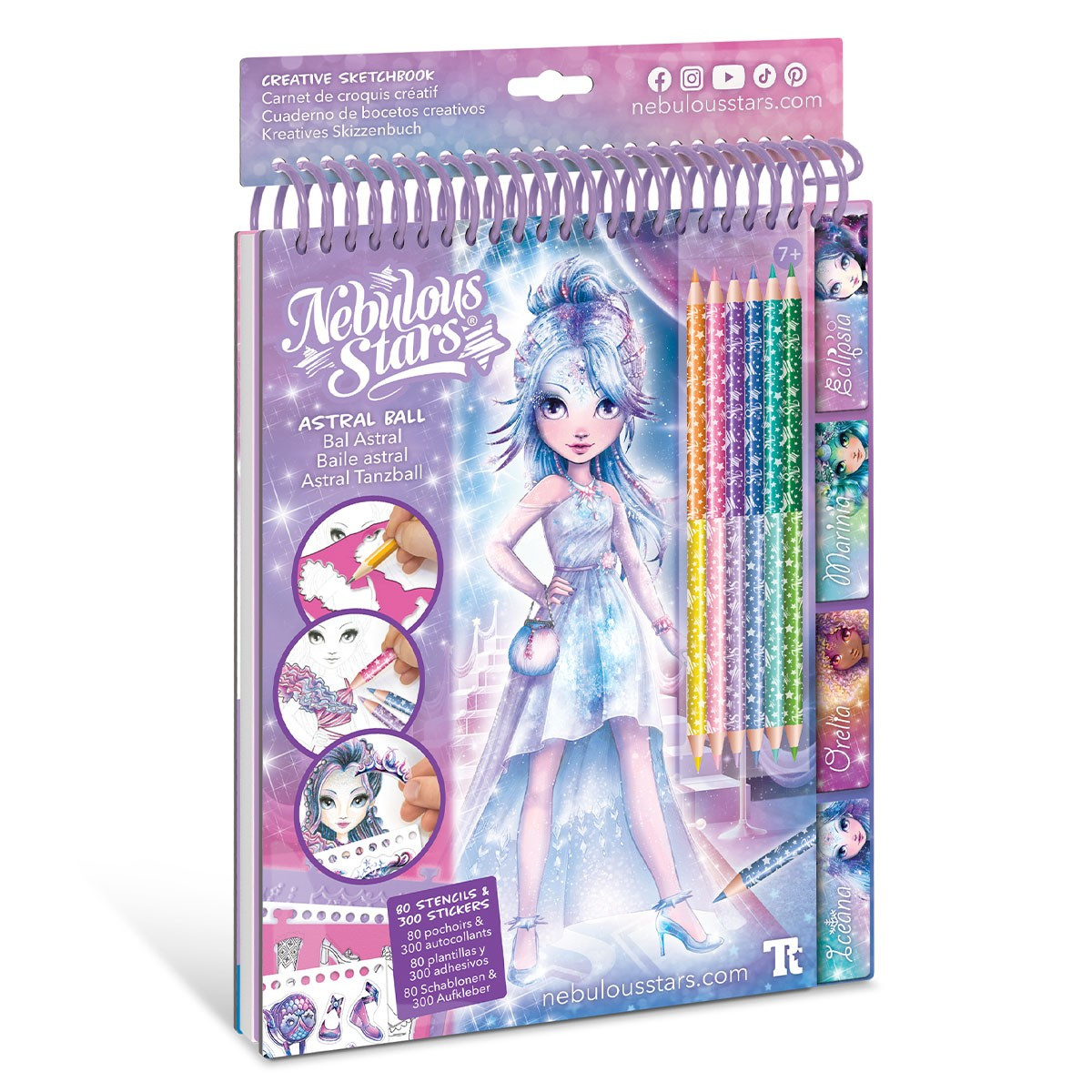 Набір для творчості Nebulous Stars - Скетчбук дизайнера: Зірковий бал 11142, фото 1