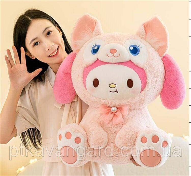 М'яка іграшка My Melody зайчик плюшевий, висота 44 см, рожевий, фото 1