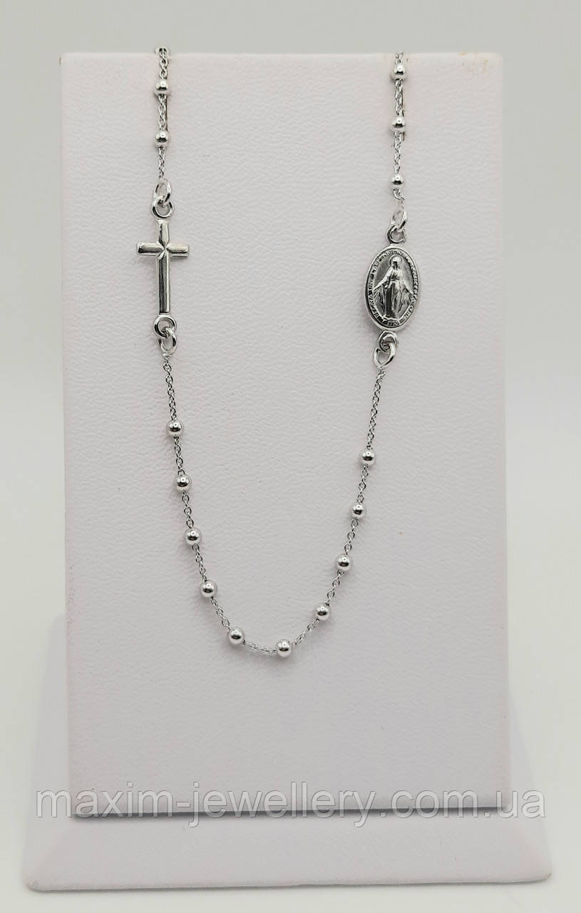 Вервиця з намистинками із срібла, фото 1