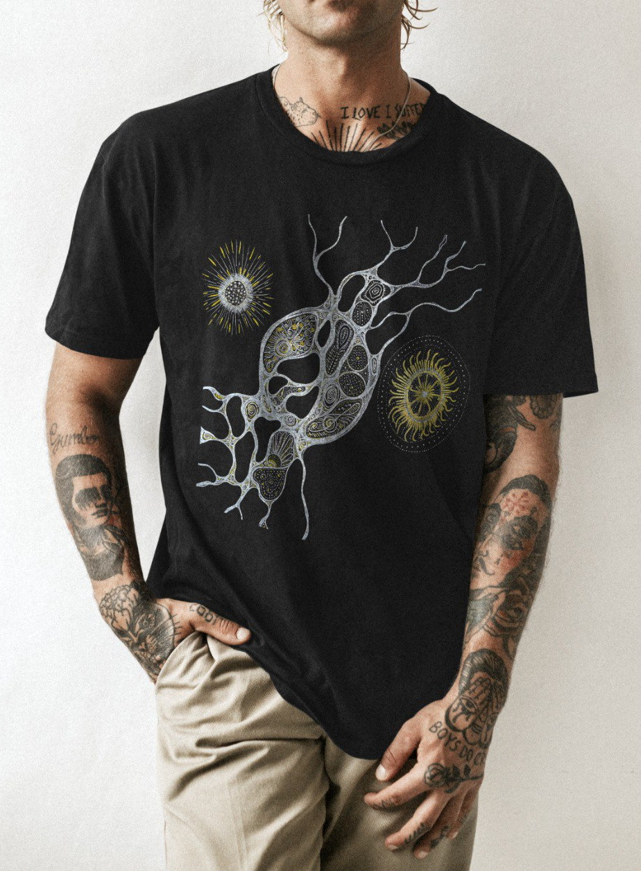 Футболка чоловіча з авторським принтом, фото 1