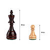 Шахи. Набір дерев'яних шахів світло-коричневий, фото 6