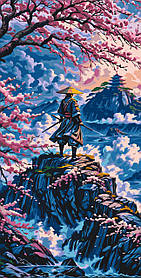 Картина за номерами Пейзаж Шлях самурая 40*80 см Орігамі LW 5134