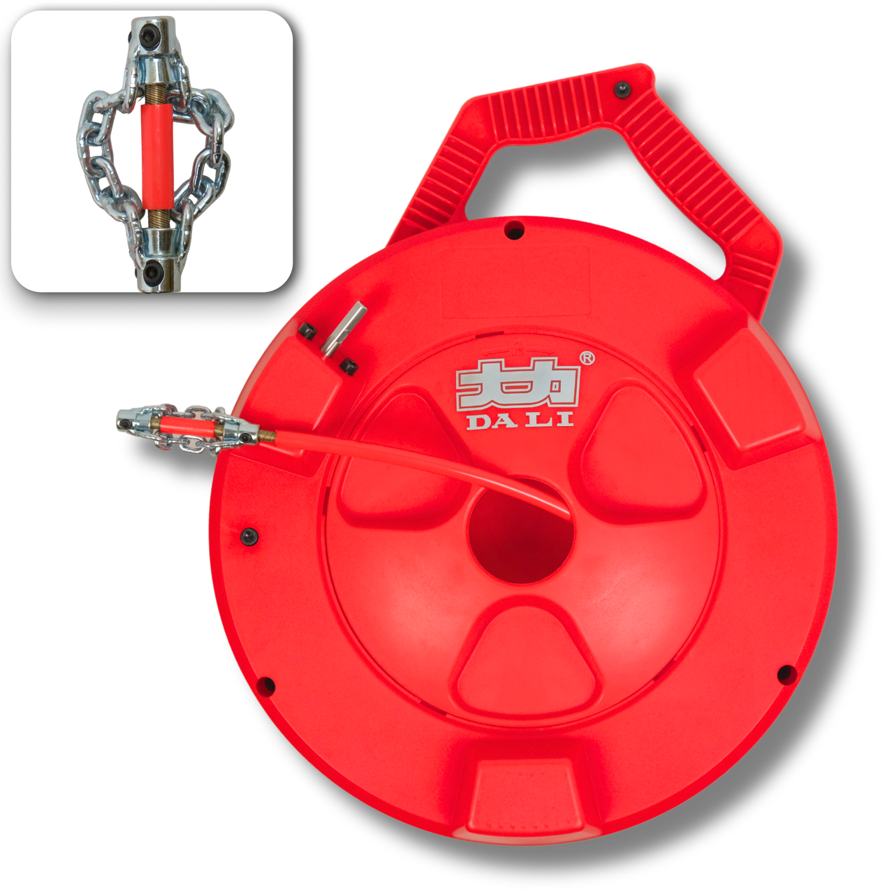 Професійний механічний апарат для прочищення каналізації під дриль Dali D-406 (32-50 мм), фото 1