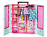 Ігровий набір Барбі шафа валіза з наборами одягу Barbie Closet Playset with Outfits HKR92, фото 3