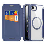 Чохол-книжка Dux Ducis Skin X Pro with MagSafe для iPhone 16e Колір Black, фото 4