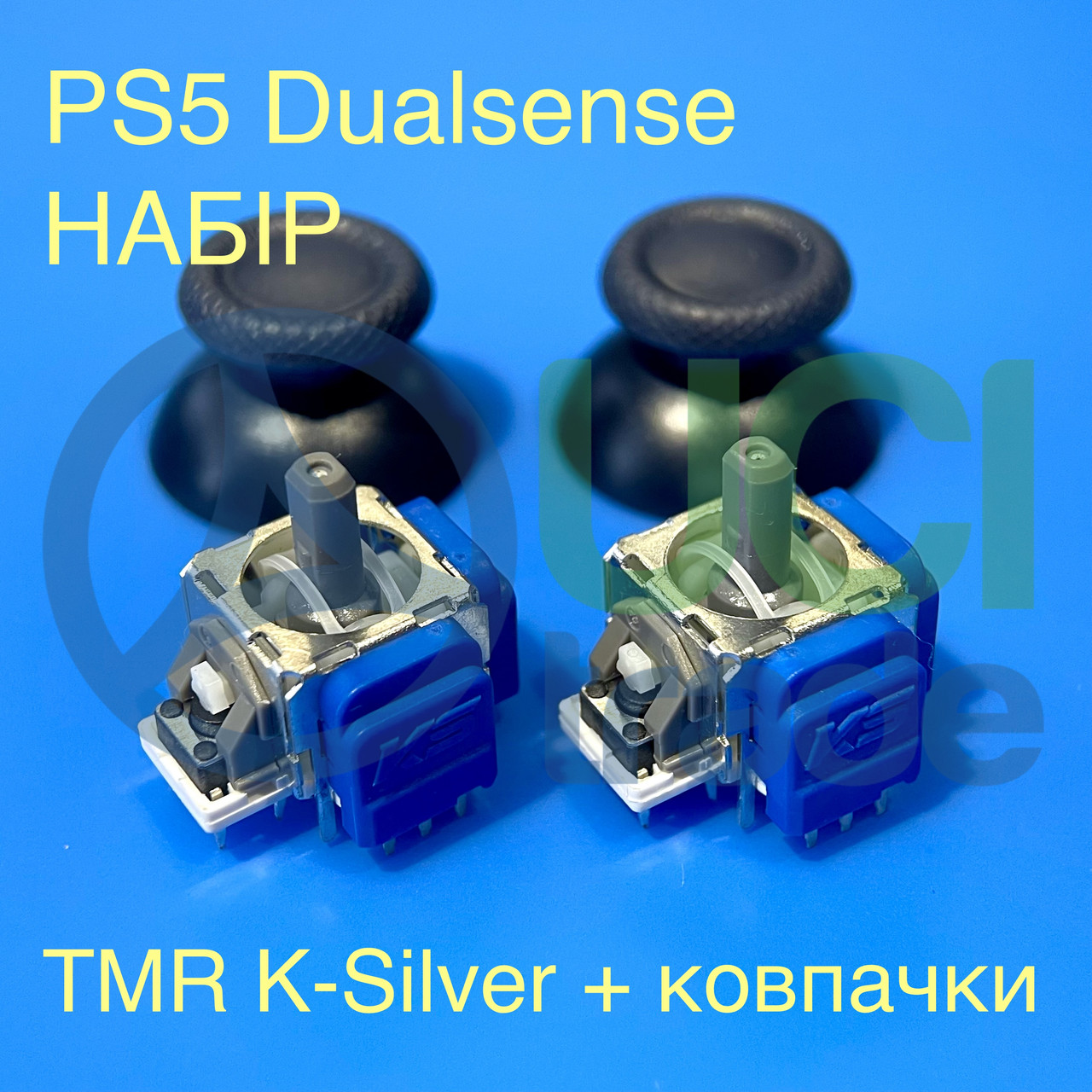 TMR набір для SONY Dualsense PS5 K-Silver 2шт. (3D механізм аналога playstation 5), фото 1