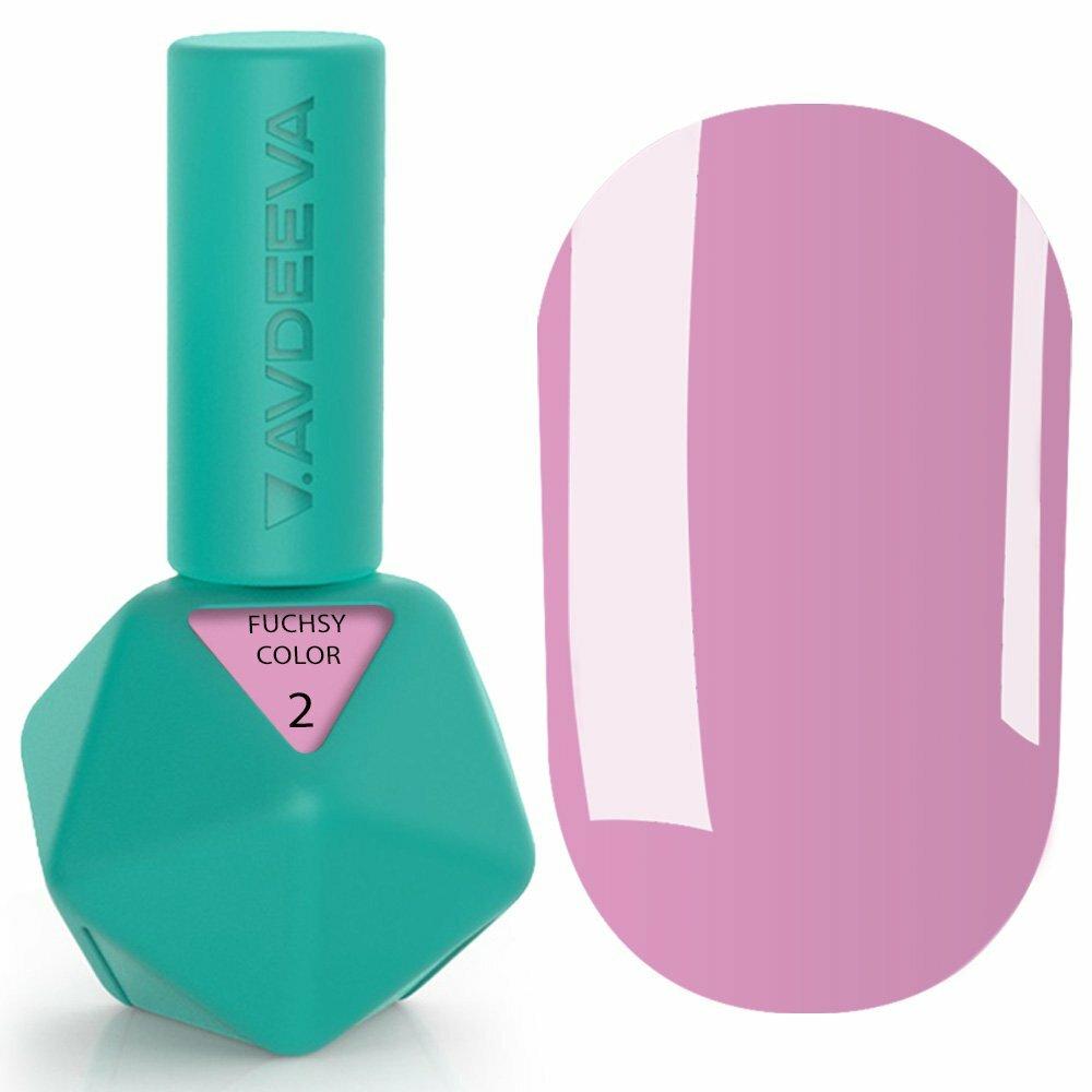 Гель-лак Victoria Avdeeva Fuchsy Color №2 - світло-фуксійовий з легким бузковим акцентом., фото 1