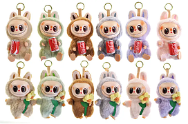 М'яка іграшка-брелок "Лабубу" з кока-колою в асортименті 1 шт.