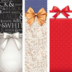 Подарочные бумажные пакеты БУТЫЛКА 12*9*36 см