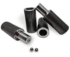 Петлі гаражні з кулькою 14 мм (комплект 2 шт) точені для воріт