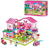 Конструктор Sluban Girls Dream вилла, 896 дет.