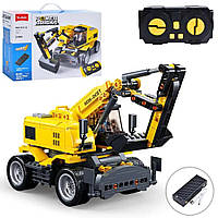 Конструктор SLUBAN Power Bricks Эскаватор на радиоуправлении, 353 дет.