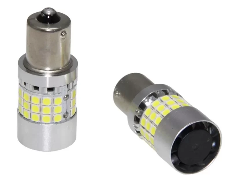 Габарити LED 1156 (P21W) White CANBUS BA15S (2шт)