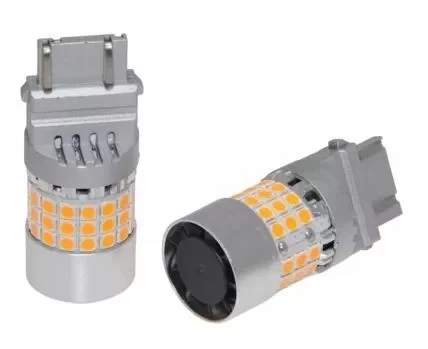 Габарити LED 3157 (P27/7W) Amber CANBUS (2 шт.)
