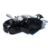 Машинка метал Tesla model 3 чорна Тесла електромобіль1:24 відкр двері баг капот звук світло 18,5*6*8,5см (EL-94022), фото 4