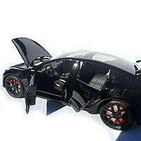 Машинка метал Tesla model 3 чорна Тесла електромобіль1:24 відкр двері баг капот звук світло 18,5*6*8,5см (EL-94022), фото 5