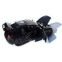 Машинка метал Tesla model 3 чорна Тесла електромобіль1:24 відкр двері баг капот звук світло 18,5*6*8,5см (EL-94022), фото 7