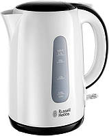 Електрочайник Russell Hobbs My Breakfast 1.7л, пластик, біло-чорний Baumar - Порадуй Себе