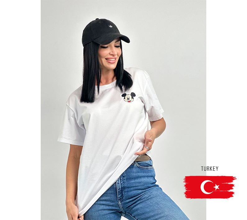 Жіноча футболка вільного крою "Disney" оптом | Норма і батал, фото 1