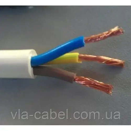 Провід круглий ПВС 3х1.5 мідний гнучкий Одеса ГОСТ (кратно 5м), фото 1