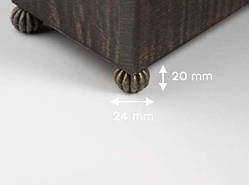 Ніжка для декупажу. 24х20мм / Ніжка для декупажу. 24х20мм