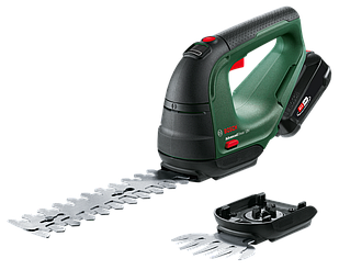 Акумуляторний кущоріз-ножиці для трави Bosch AdvancedShear 18V-10 (0600857000) Аку 2Ач та ЗП