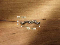 Ручка декоративна. 73х12мм / Ручка декоративна. 73х12мм