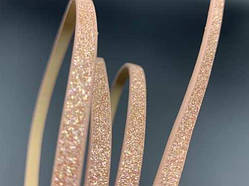 Шкіряні шнурки з блискітками. 120см 5мм / Шкіряні шнурки з блискітками. 120см 5мм