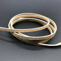 Декоративні шкіряні шнурки . Колір "золото". 120см. 5мм / Декоративні шкіряні шнурки . Колір "золото". 120см. 5мм