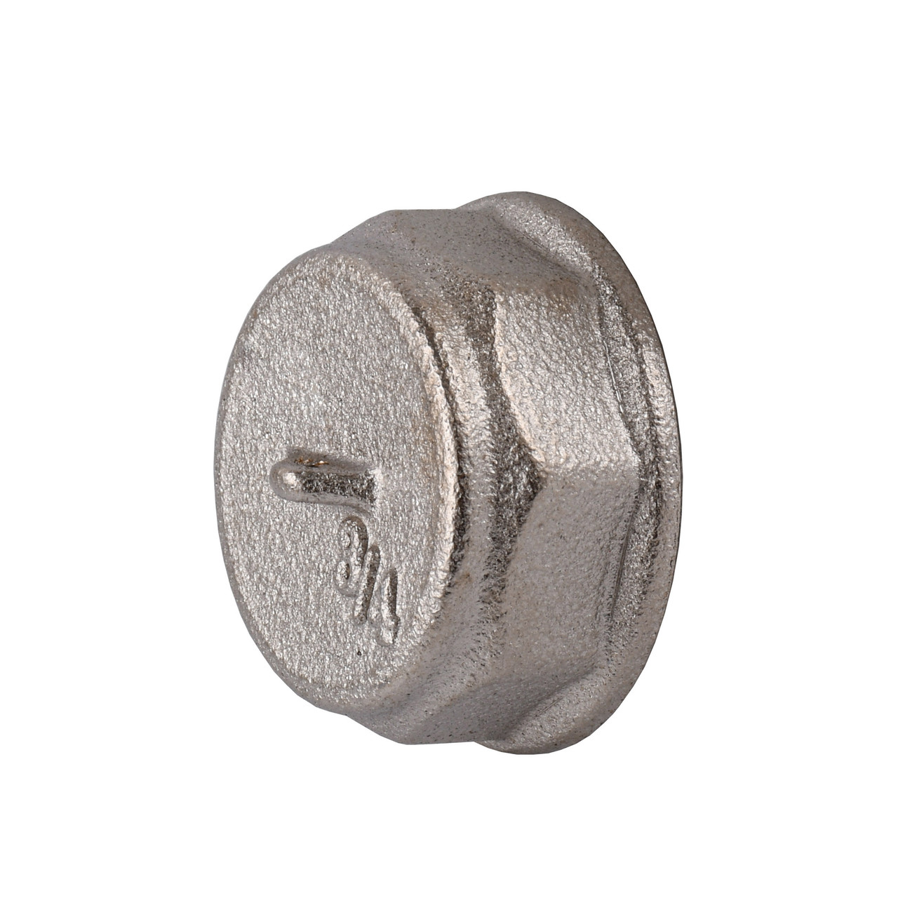 Заглушка 3/4| У нікельована під пломбу NC401P OPTIMUM